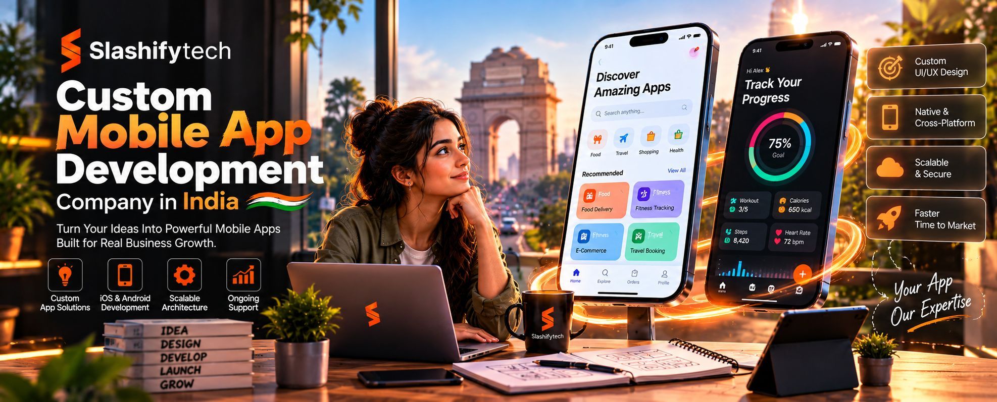 Custom Mobile App Development Company in India