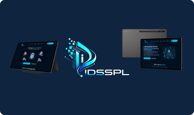web app development service project IDSSPL interface showing system flow
